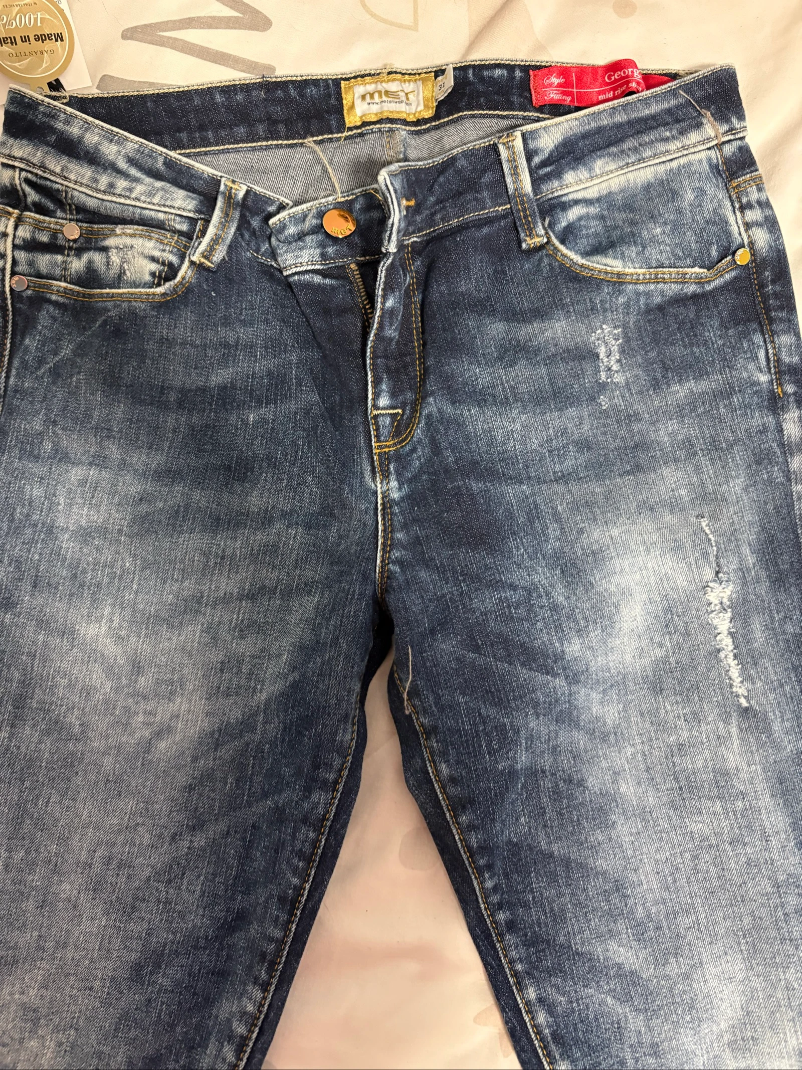 Pantalones vintage met  – photo 2